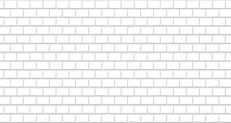 Kitchen vinyl mat white brick laminate - TenStickers