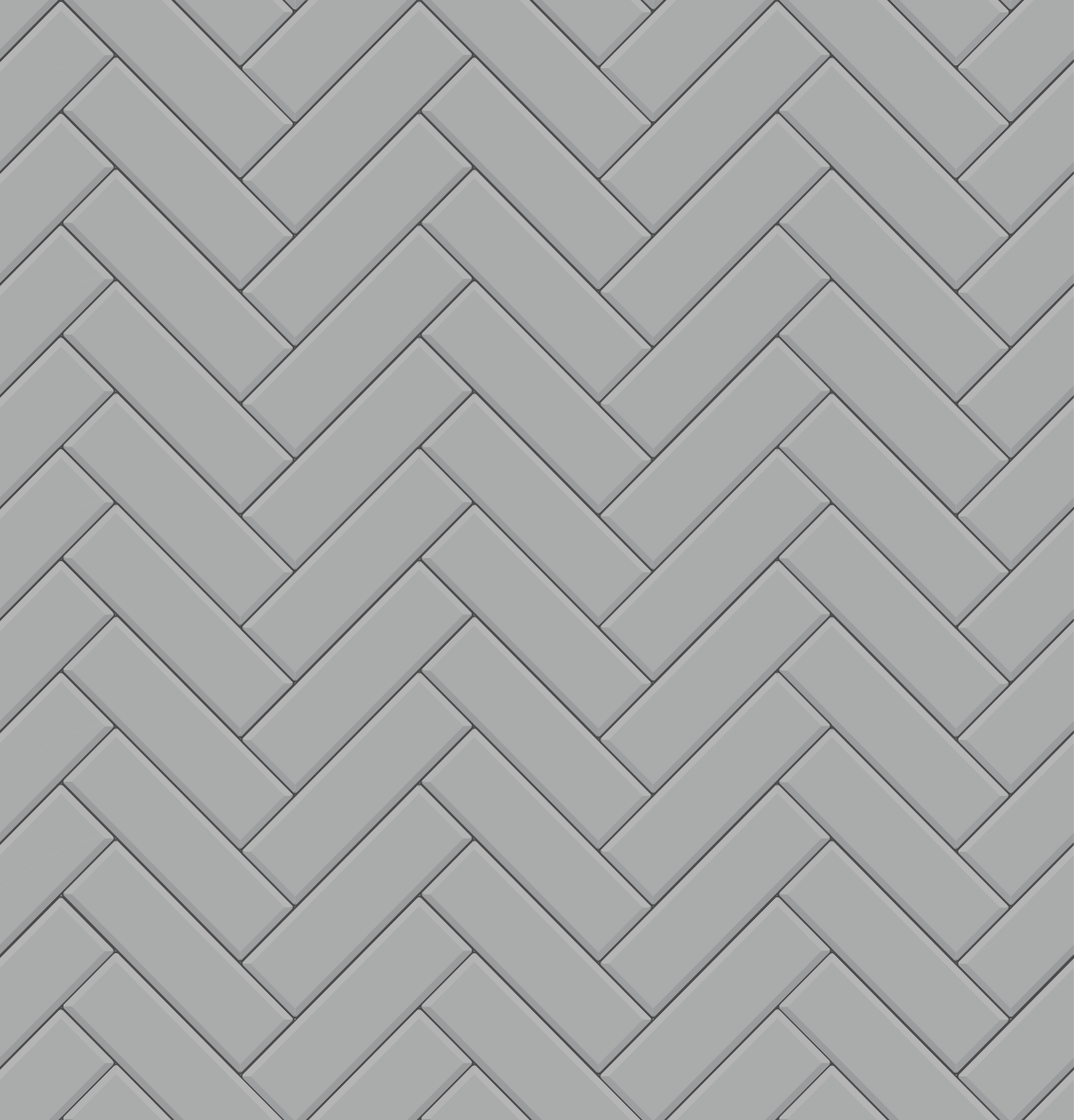 Kitchen vinyl mat herringbone grey tile design - TenStickers