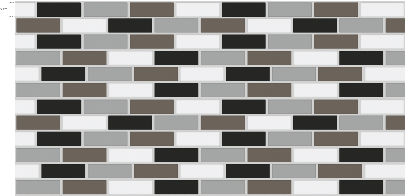 Kitchen vinyl mat with gray tile border - TenStickers