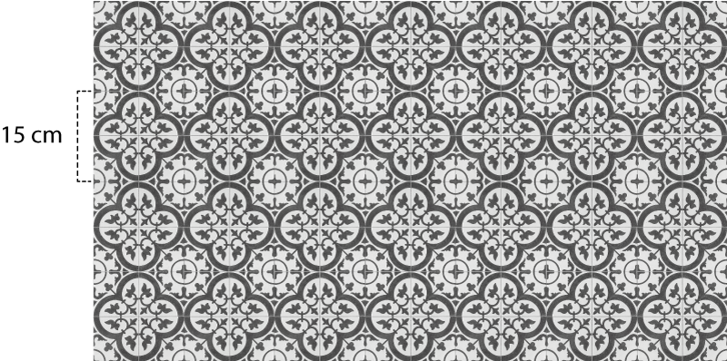 Kitchen vinyl mat moroccan tile design - TenStickers