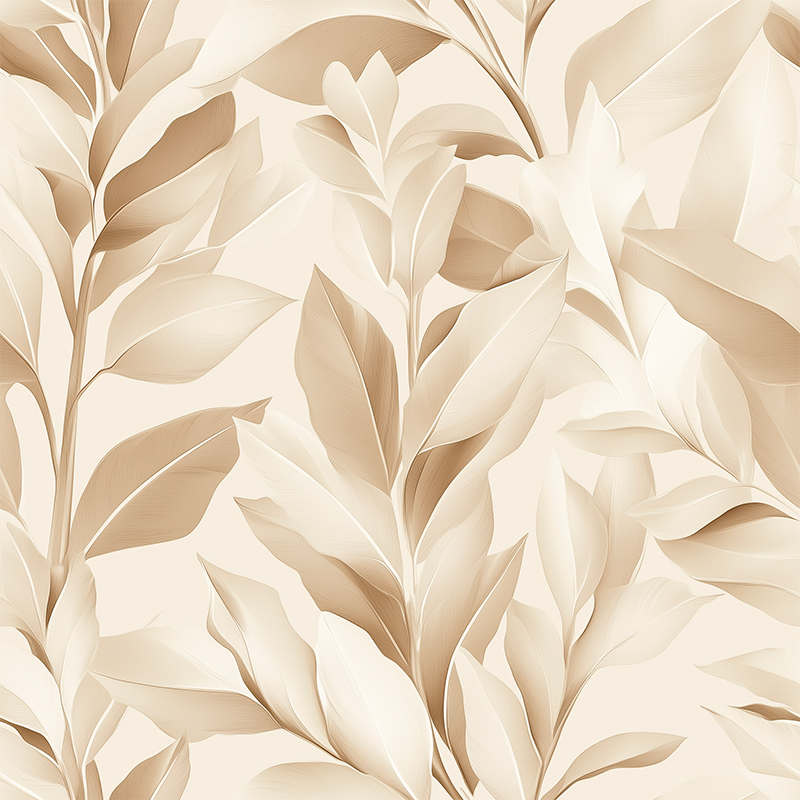 Kitchen vinyl mat in beige sheets design - TenStickers