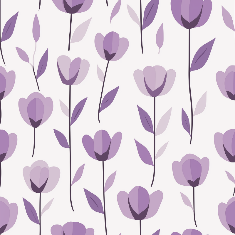 Kitchen vinyl mat with floral print design - TenStickers