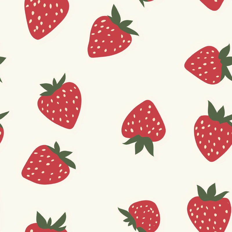 Cherry fruit design kitchen vinyl mat - TenStickers