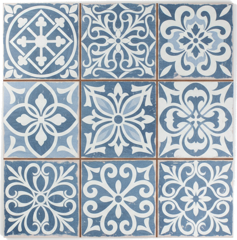 Kitchen vinyl mat with moroccan tile design - TenStickers