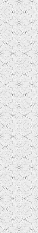 Minimalistic hexagon flower tiles kitchen vinyl mat - TenStickers