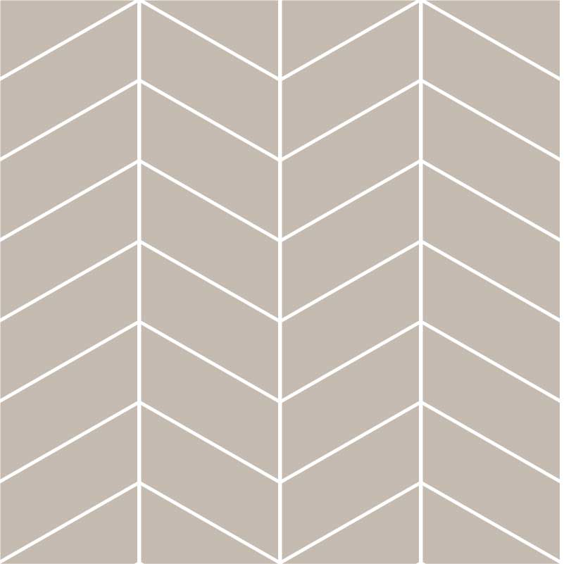 Scandinavian style beige and white kitchen vinyl mat - TenStickers
