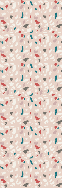 Bedroom carpet with terrazzo effect design - TenStickers