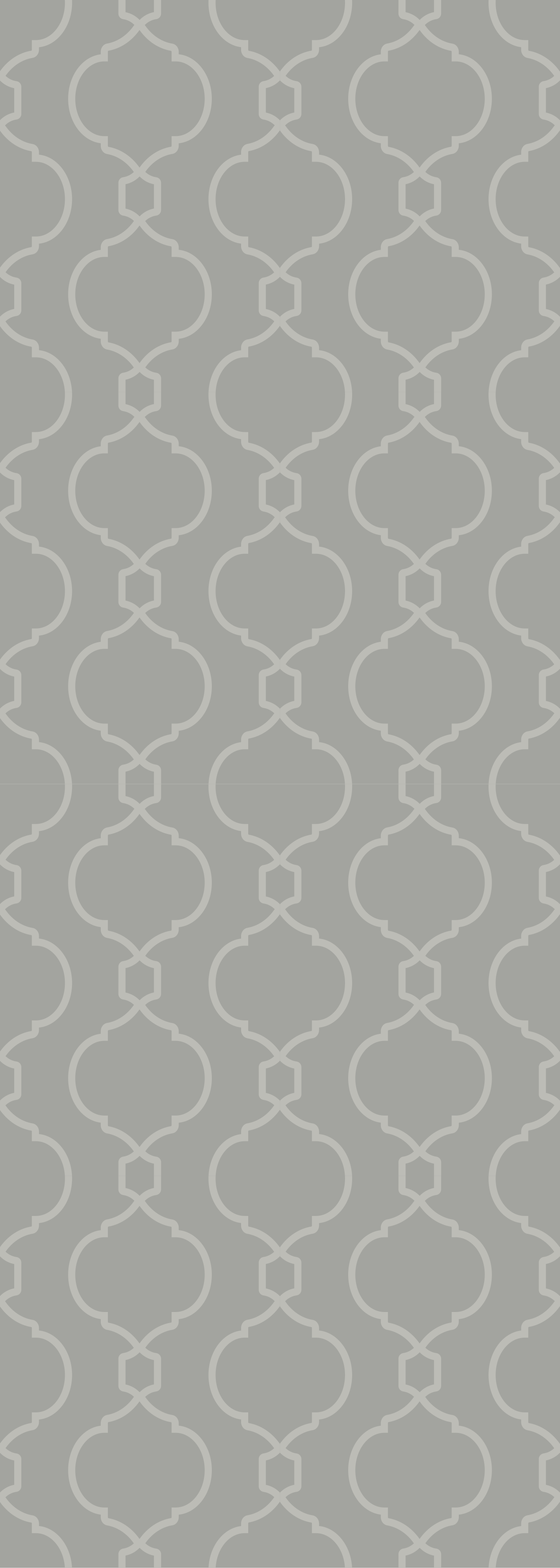 Bedroom carpet in gray geometric hamptons pattern - TenStickers