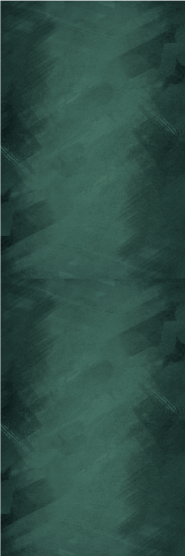 Bedroom carpet in rustic green retro design - TenStickers