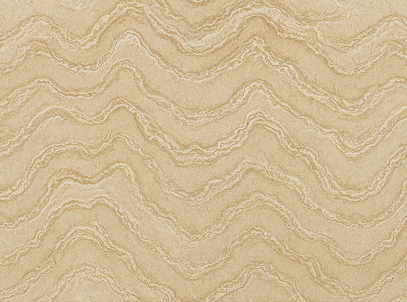 Bedroom carpet in beige and gold marble effect - TenStickers