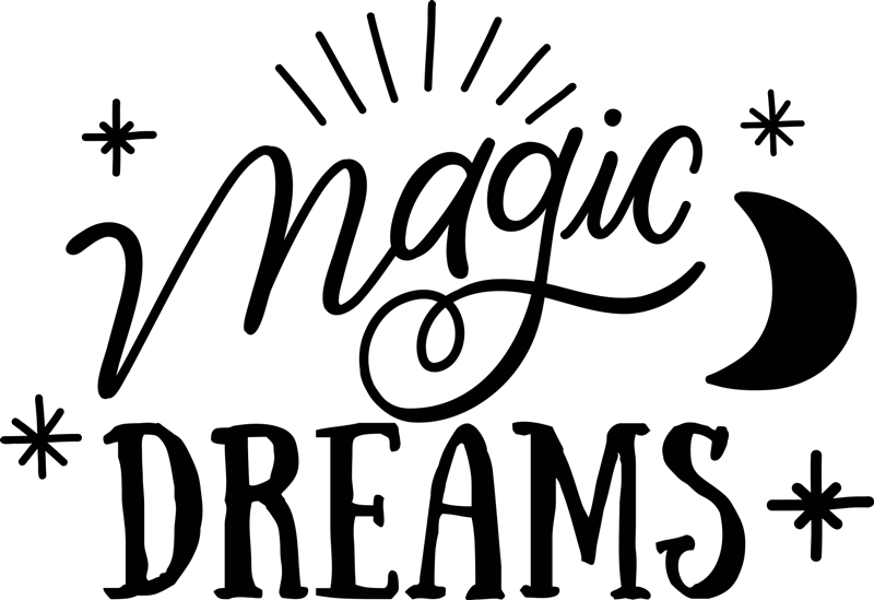 Bedroom carpet dreamy nights - TenStickers