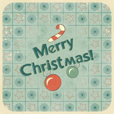 Bedroom carpet decorative vinyl sign merry christmas - TenStickers
