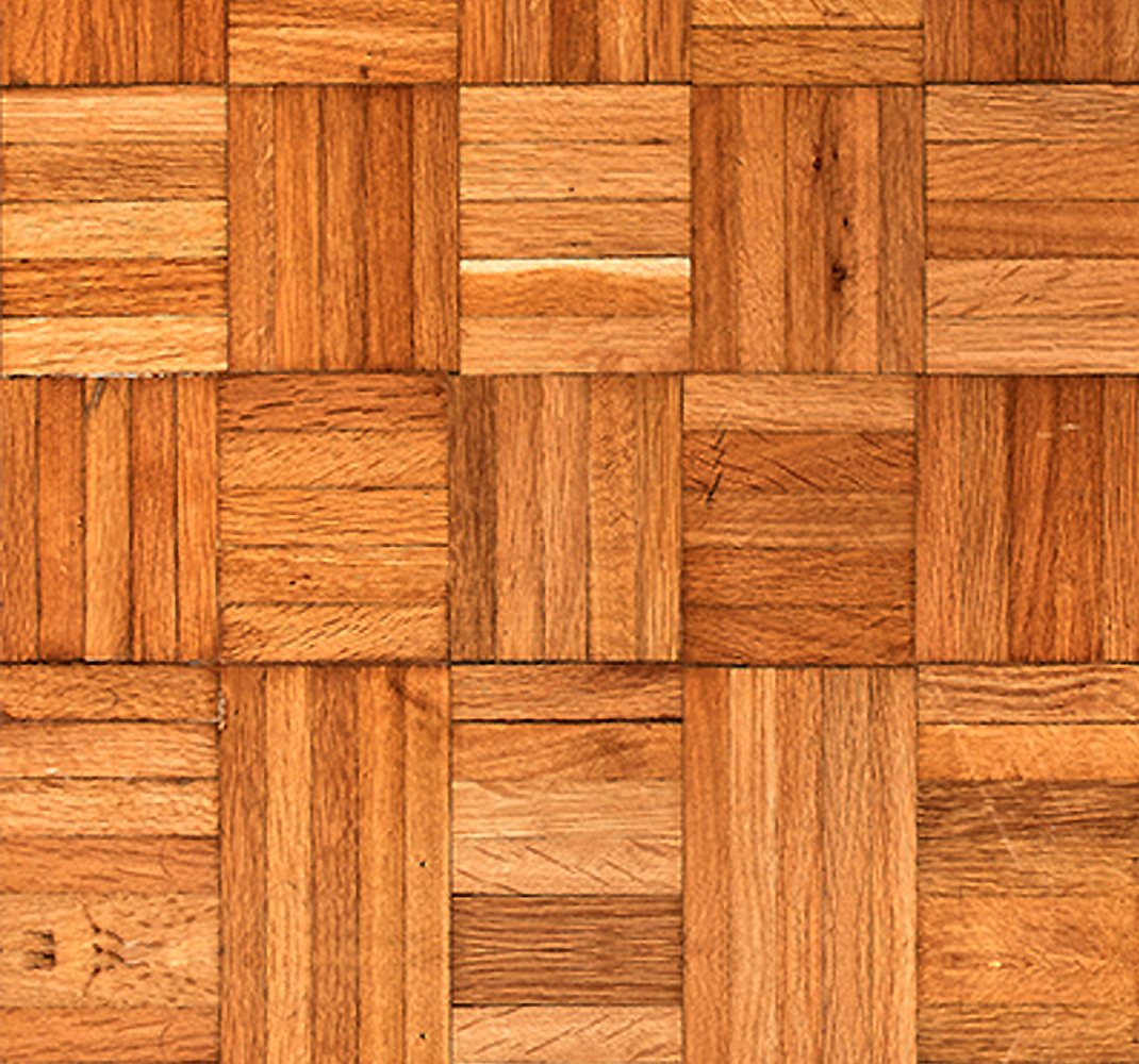 Office carpet - shielded by the wooden weave - TenStickers