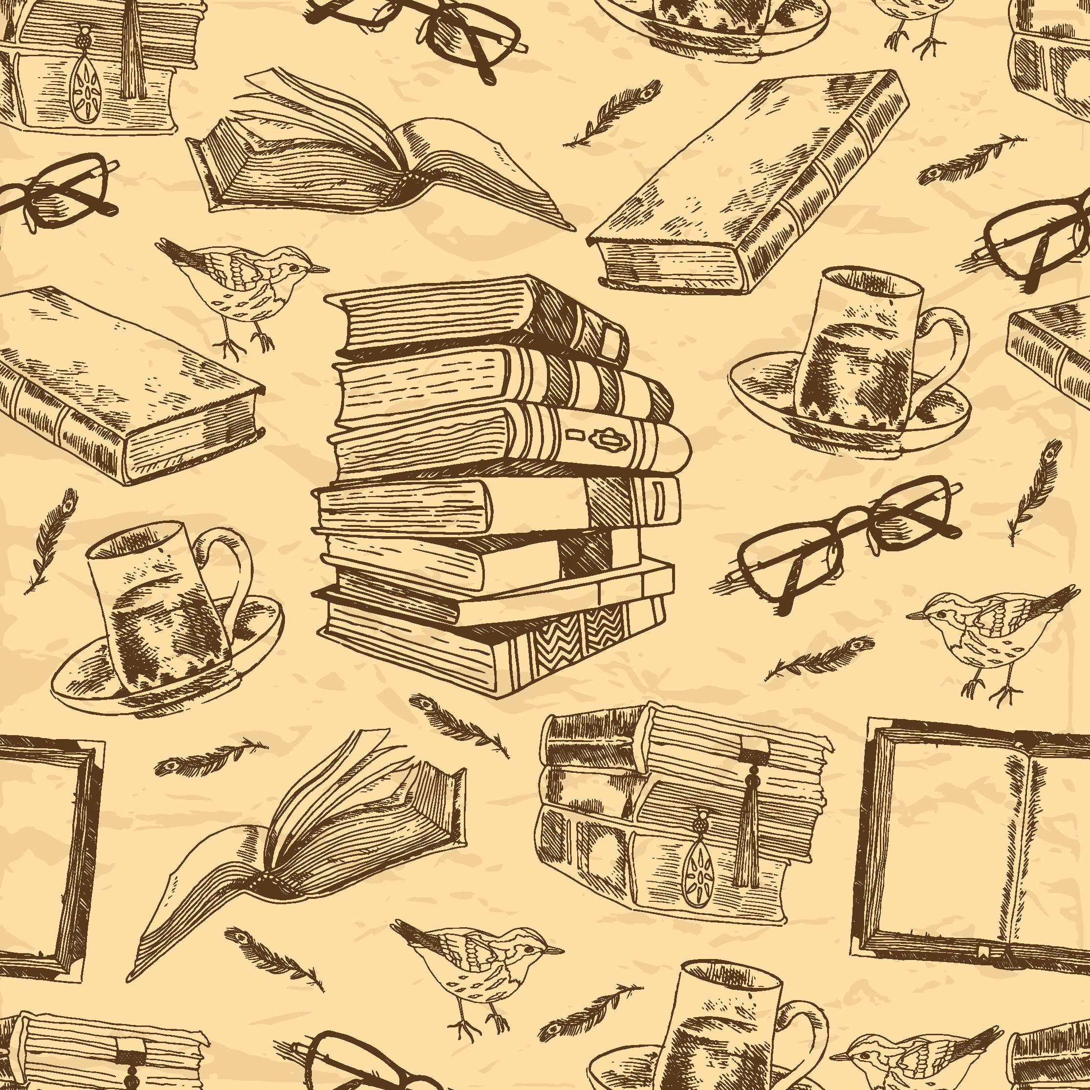 Old library office carpet - TenStickers