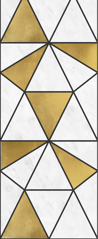 Office carpet with geometric marble design - TenStickers