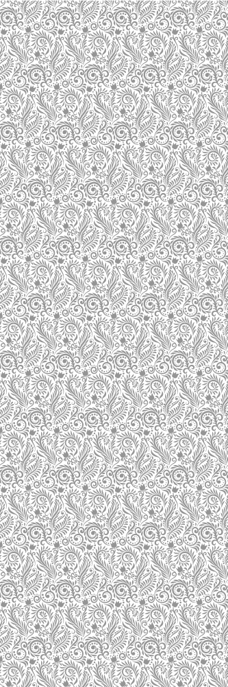 Office carpet with vintage ornamental flowers - TenStickers
