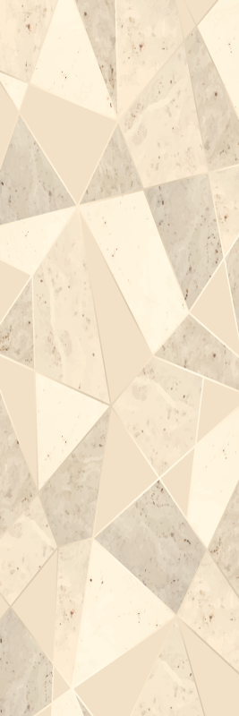 Office carpet 3d golden triangles design - TenStickers