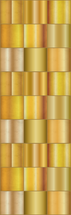 Office carpet in golden yellow blocks - TenStickers
