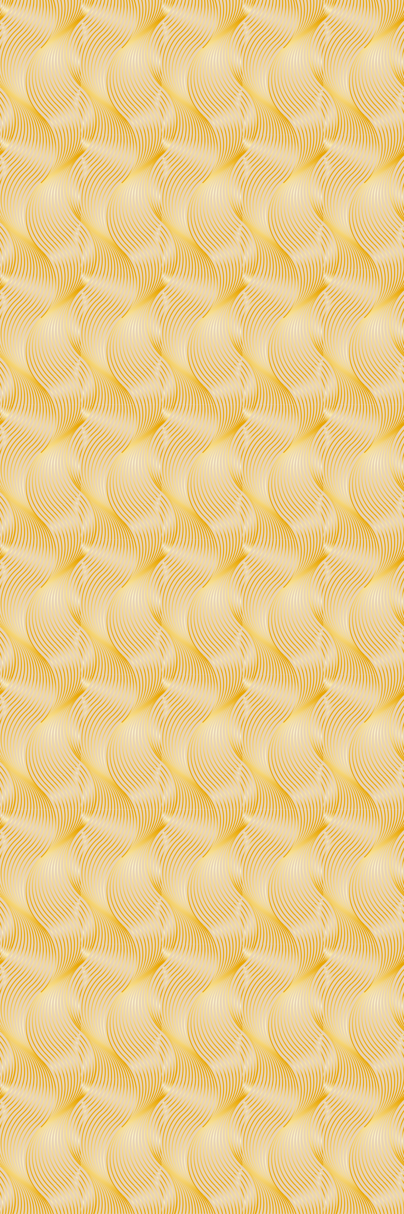 Office carpet gold foil wave illusion - TenStickers
