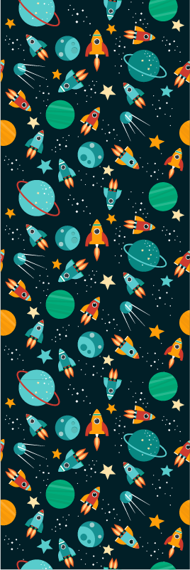 Bedroom carpet for a cute kids' design space - TenStickers