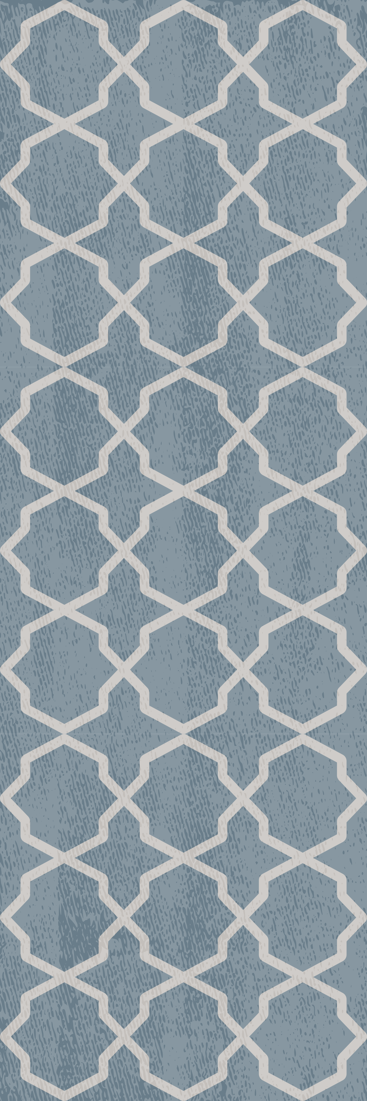 Gray hamptons pattern bedroom carpet - TenStickers