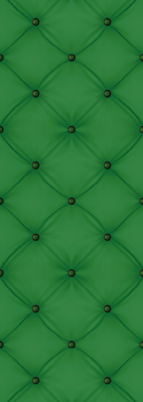 Bedroom carpet in green velour diamond pattern - TenStickers