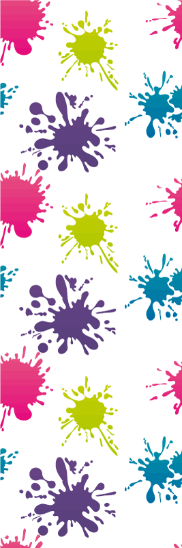 Bedroom carpet in a burst of colors - TenStickers