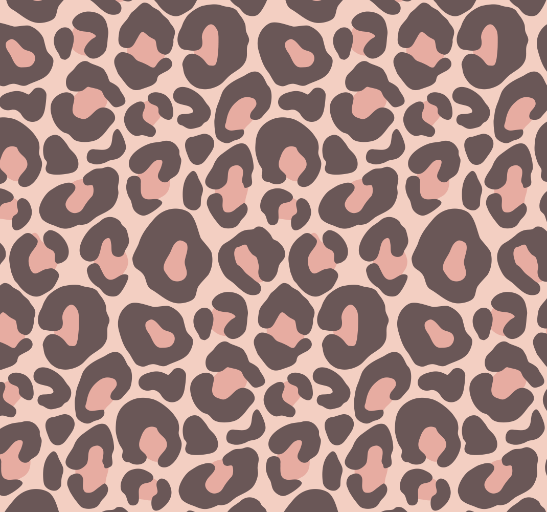 Pink leopard print bedroom carpet - TenStickers