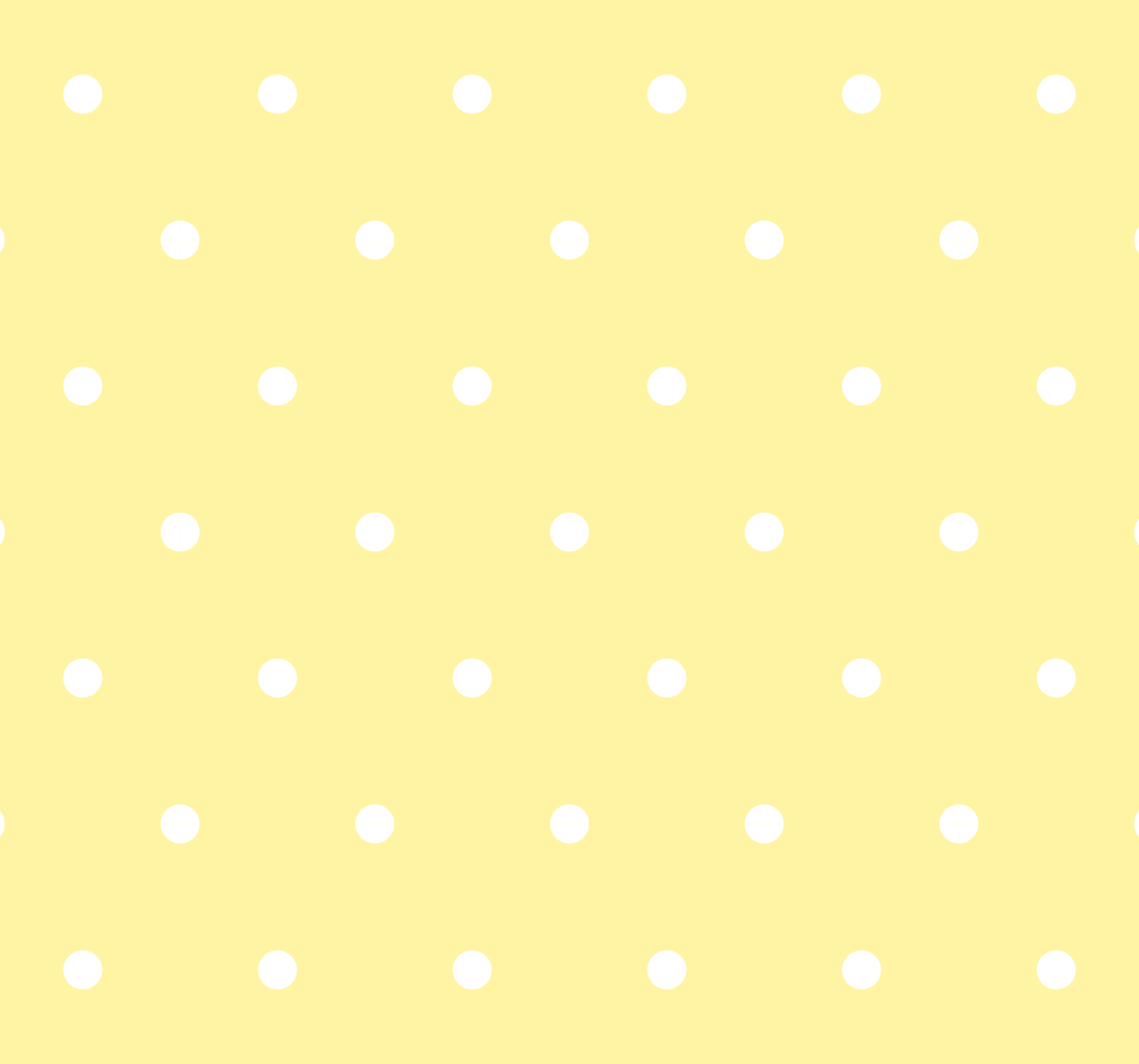 Bedroom carpet with yellow background and dots - TenStickers