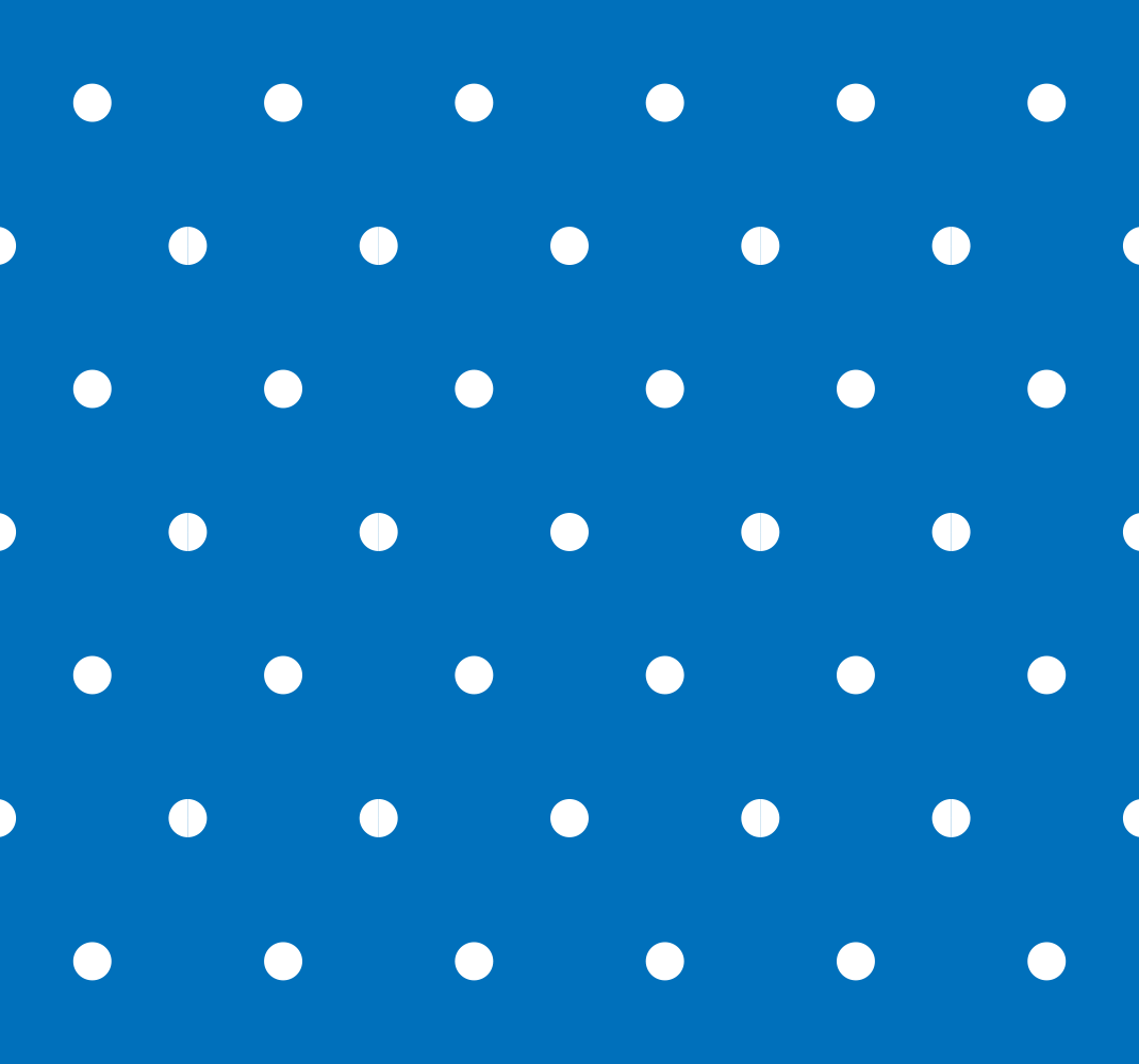 Bedroom carpet with polka dots on blue background - TenStickers