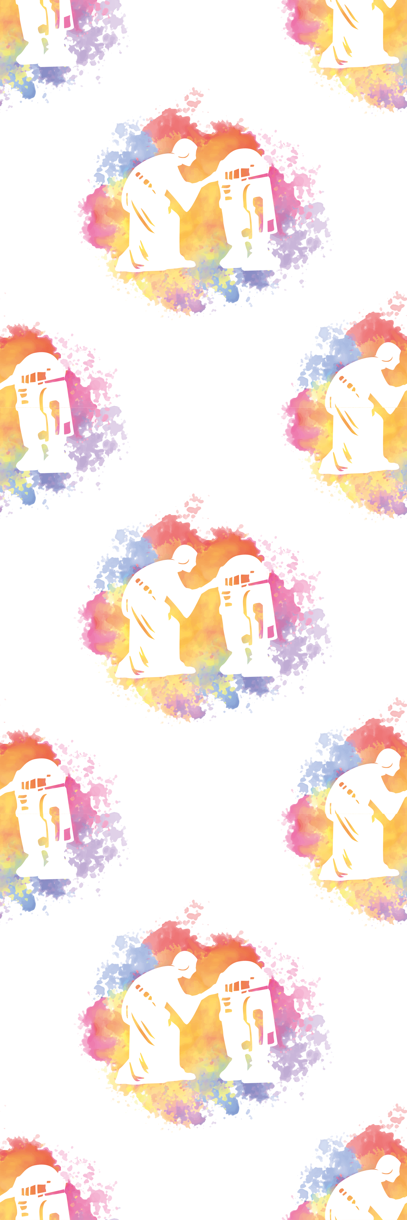 Bedroom carpet cosmic girl vibrant collage design - TenStickers