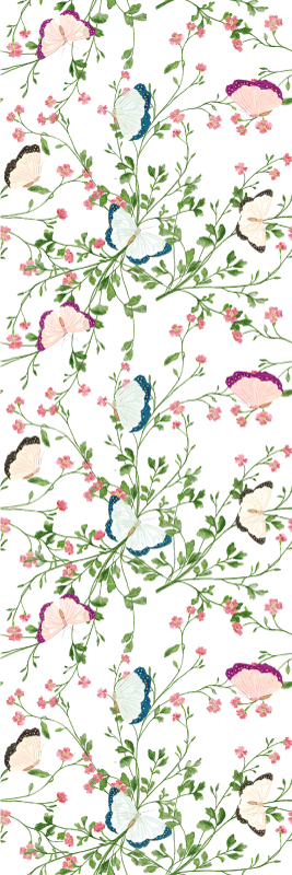 Fantasy watercolor bedroom carpet - TenStickers