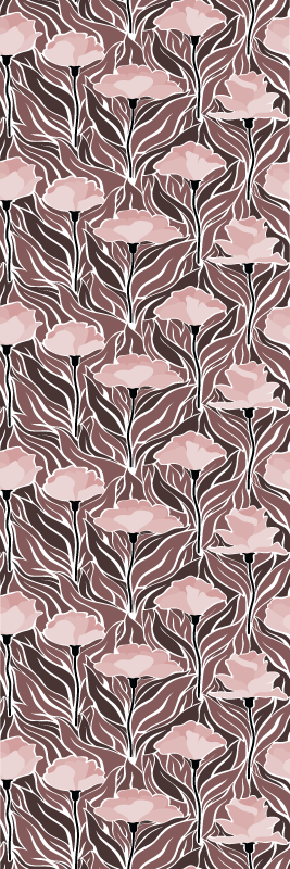 Bedroom carpet with vintage abstract design - TenStickers