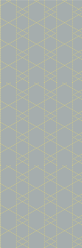 Bedroom carpet in pantone origami triangles - TenStickers