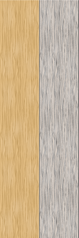 Wooden gray bedroom carpet - TenStickers