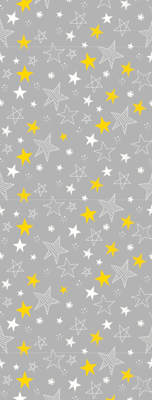 Bedroom carpet in pantone stars design - TenStickers