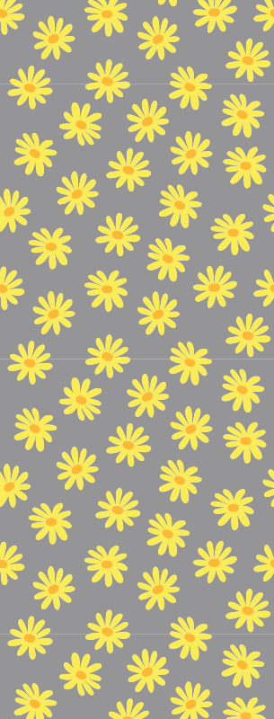 Bedroom carpet in pantone marigold - TenStickers