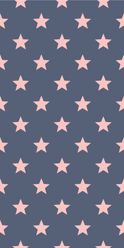 Bedroom carpet in pink and grey stars - TenStickers