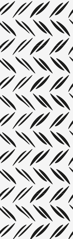Bedroom carpet with simple varied stripes - TenStickers
