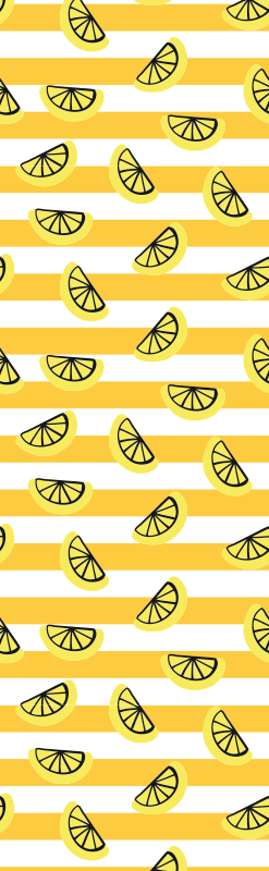 Lemon symbols design bedroom carpet - TenStickers