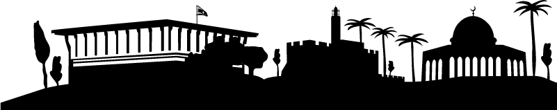 Bedroom carpet jerusalem skyline design - TenStickers