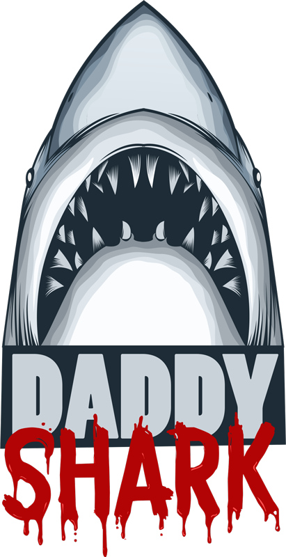 Daddy shark bedroom carpet - TenStickers
