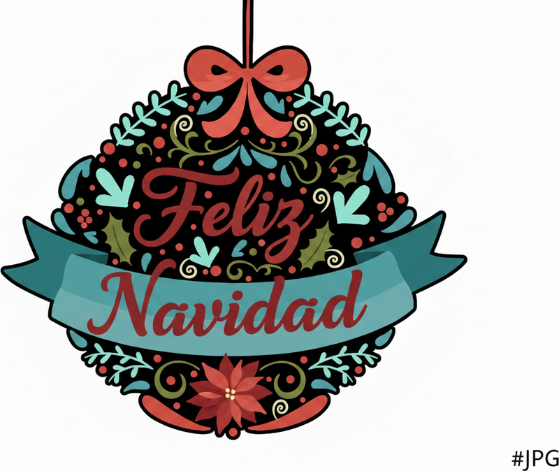 Feliz navidad bedroom carpet - TenStickers