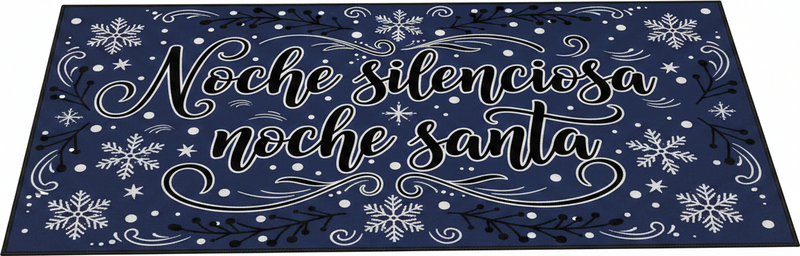 Bedroom carpet silent night holy night - TenStickers
