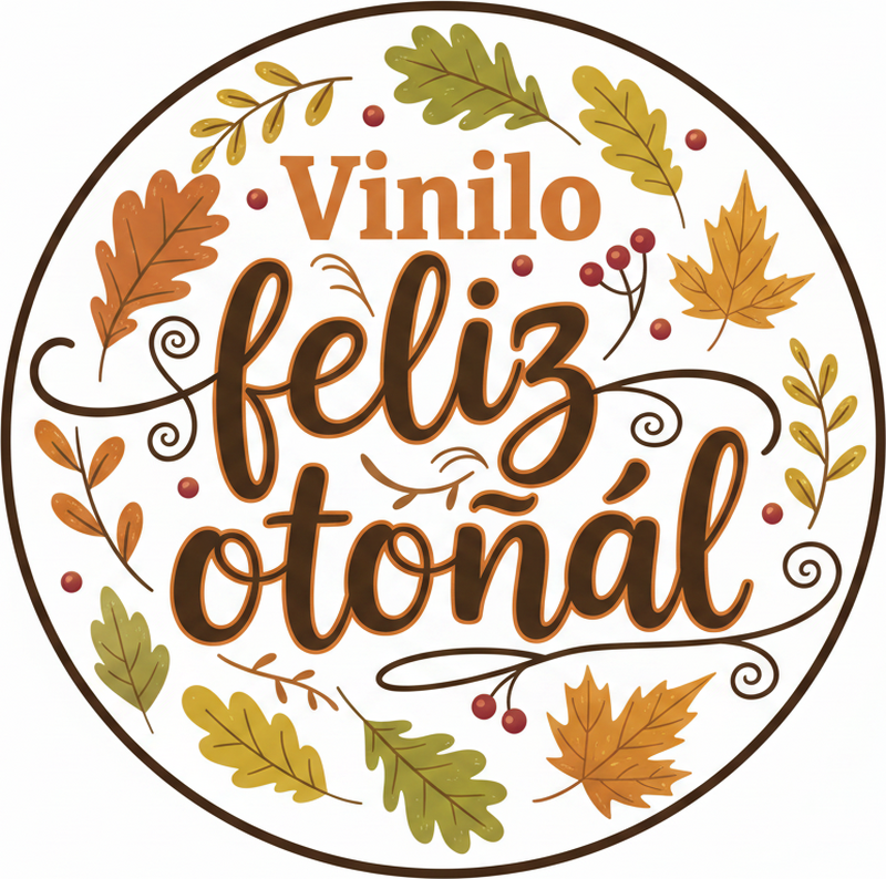 Bedroom carpet autumn happy vinyl - TenStickers