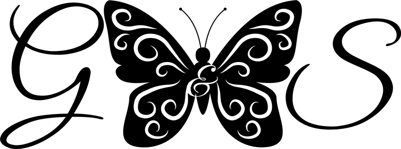Bedroom carpet butterfly with letters - TenStickers