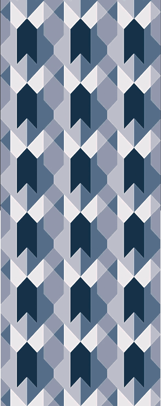 Nordic rug in geometric copenhagen style - TenStickers