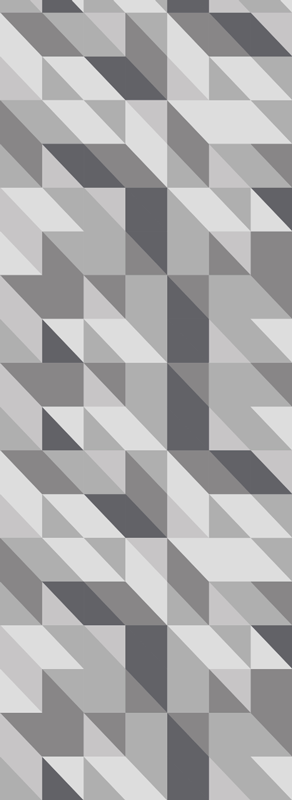 Nordic rug light gray geometric squares - TenStickers