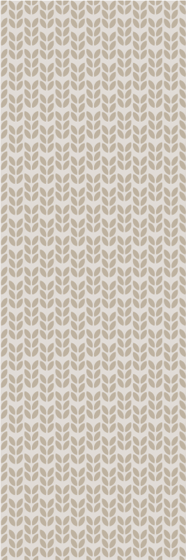 Nordic rug with soft uneven stripes - TenStickers