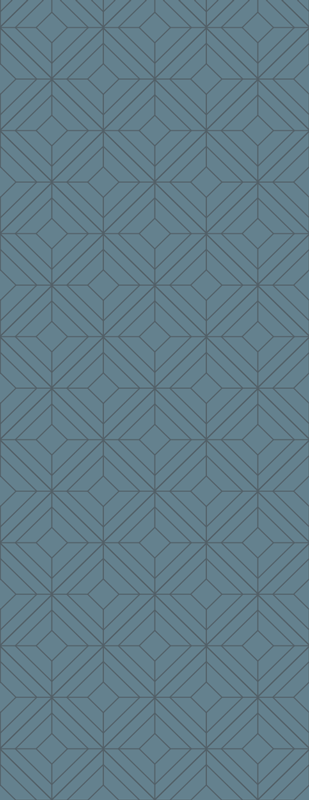 Nordic rug in gray diamond pattern design - TenStickers